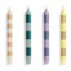 Coupon ๐ HAY candele a righe colorate set da 4pz โ 1 HAY candele a righe colorate set da 4pz