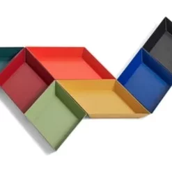 HAY Small Ocher Yellow Kaleido Tray