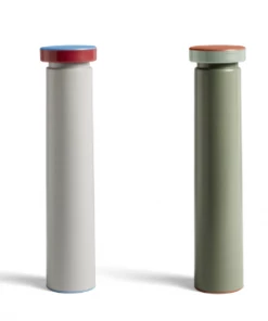 HAY Grey Stainless Steel Salt or Pepper Mill
