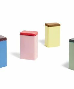 HAY Pink Stainless Steel Sowden Coffee Tin