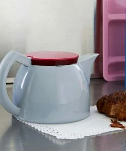 HAY Gray Porcelain Tea Pot