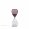 Deals 🎁 HAY Glass Sand Timer - Medium - Lavender ✨ 2 HAY Glass Sand Timer - Medium - Lavender