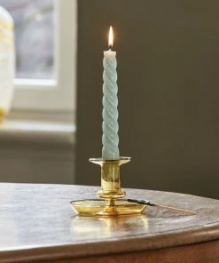 HAY Flare Borosilicate Glass Candlestick