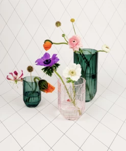 HAY Extra Large Colour Pink Glass Vase