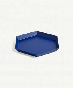HAY Royal Blue Steel Kaleido S Tray