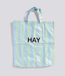 HAY Candy Stripe / XL Bag Blue and Green