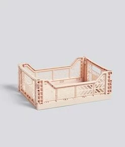 HAY Colour Crate M 14.5 L Soft Pink
