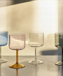 HAY Set of 2 Tinted Wine Glasses