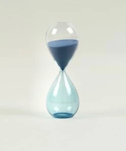 HAY Glass Sand Timer - Medium - Blue