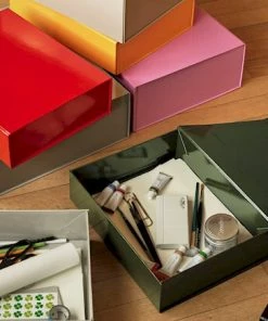 HAY Scatola In Cartone Rigido Con Chiusura Calamitata