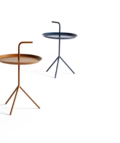 HAY Deep Blue DLM Side Table (high gloss)