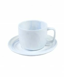 HAY Twist Cup & Saucer Blue Small Set of 2
