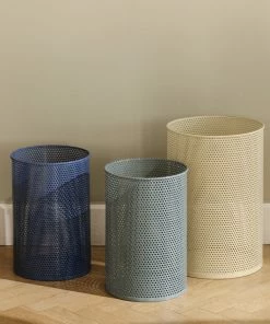 HAY Perforated Storage Bin - Large - Dusty Yellow