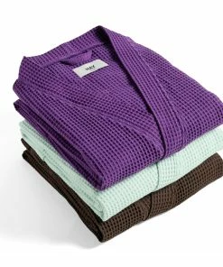 HAY Waffle Bathrobe | One Size Vibrant Purple