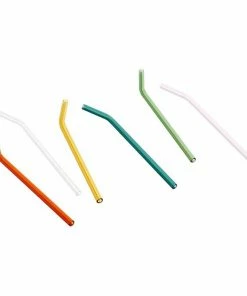 HAY Set of 6 Multi Smooth Sip Straw