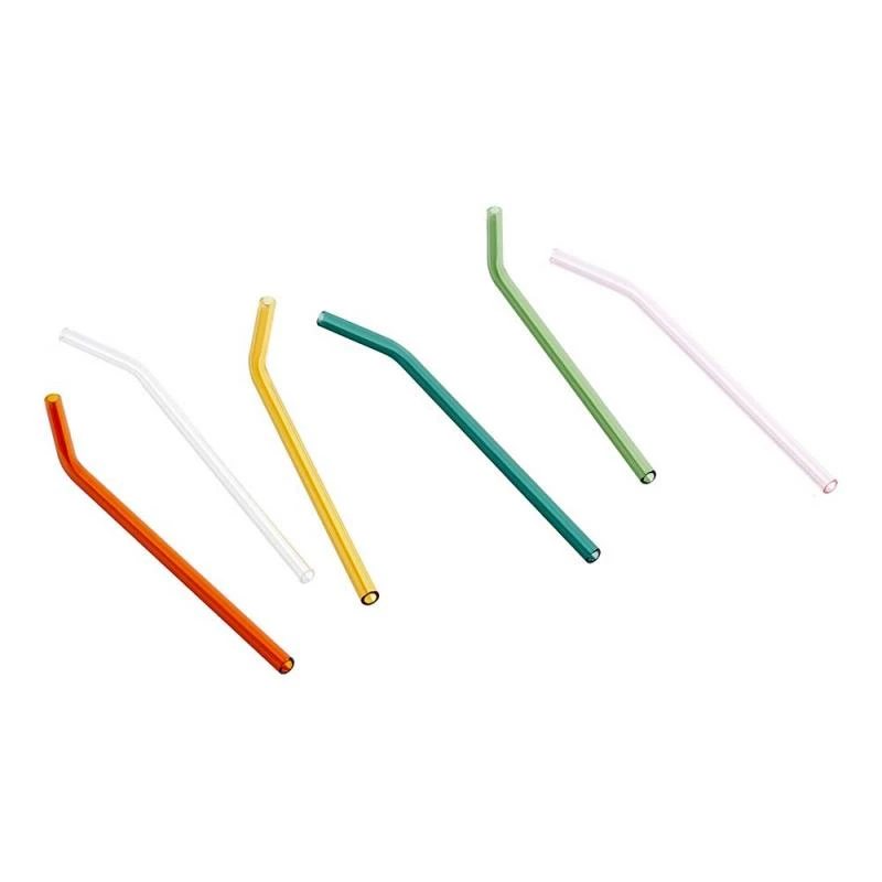 Cheap 🌟 HAY Set of 6 Multi Smooth Sip Straw ⭐ 3 HAY Set of 6 Multi Smooth Sip Straw