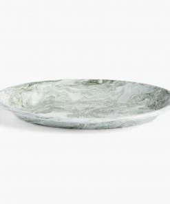 HAY Soft Ice Oval Serving Dish Green
