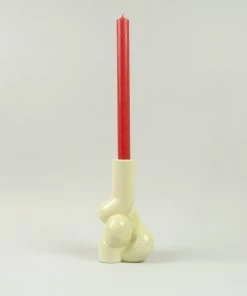 HAY Soft Candleholder - Yellow