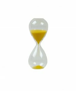 HAY Glass Sand Timer - Small - Lemon Yellow