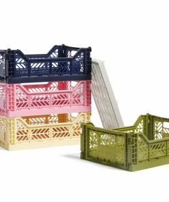 HAY Colour Crate M 14.5 L Soft Pink