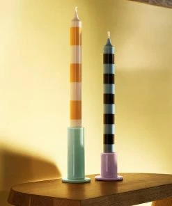 HAY Stripe Candle Blue/Bordeaux