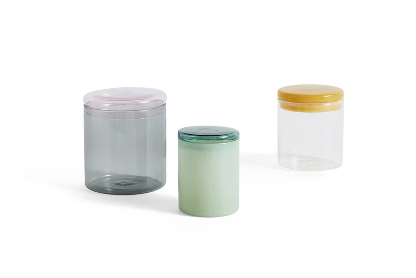 Promo 🎁 HAY Borosilicate Jar 1000 ml Clear - HAY 😍 4 HAY Borosilicate Jar 1000 ml Clear - HAY