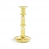 Budget 😉 HAY Flare Glass Candleholder Tall Yellow 🛒 1 HAY Flare Glass Candleholder Tall Yellow