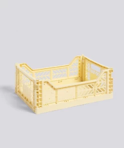 HAY Medium Light Yellow Colour Crate