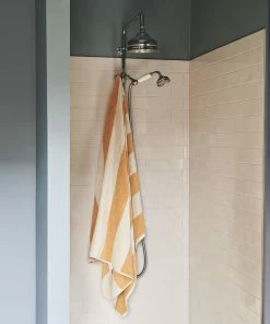 HAY 150 X 100cm Warm Yellow Frotté Stripe Bath Towel