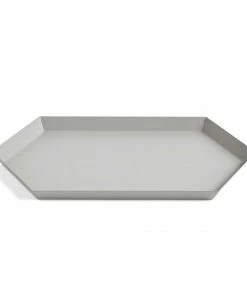 HAY Medium Grey Kaleido Hexagon Tray
