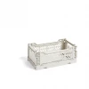 HAY Light Grey Colour Crate Small