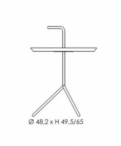 Hot Sale 🛒 HAY XL DLM Side Table - White 👍 11 HAY XL DLM Side Table - White