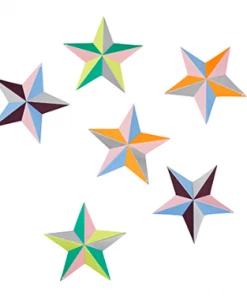 HAY Pack Of 6 Decorative Twinkle Stars