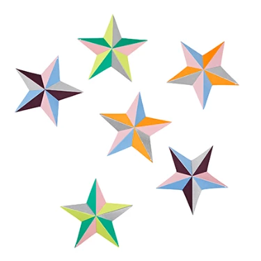 Best Sale ⭐ HAY Pack Of 6 Decorative Twinkle Stars ⭐ 3 HAY Pack Of 6 Decorative Twinkle Stars