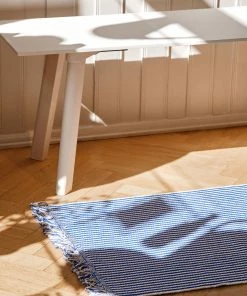 HAY Stripes & Stripes Rug Bluebell Ripple 60 x 200 cm