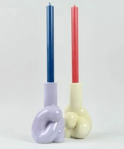 HAY Soft Candleholder - Yellow