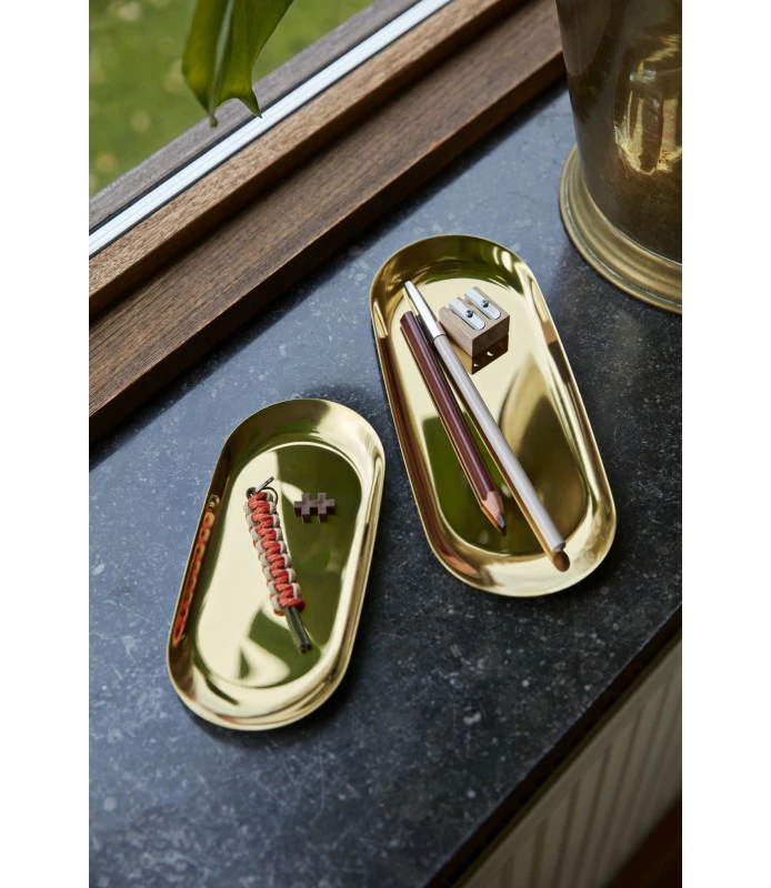 Budget 🛒 HAY Tray / L Golden 🤩 4 HAY Tray / L Golden