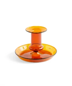 HAY Flare Amber Candleholder