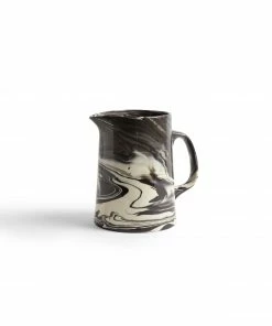 HAY Jarra Marbled Jug Black