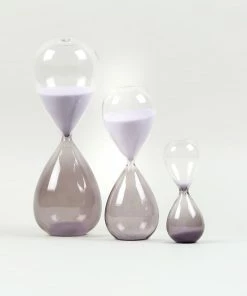 HAY Glass Sand Timer - Large - Lavender