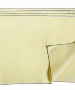 HAY Contour Placemat 4 PCS Soft Lemon