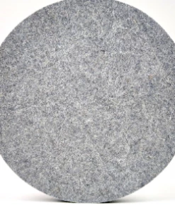 HAY Set of 4 Light Grey Felt Placemats