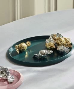 HAY Ellipse Tray S Dark Green