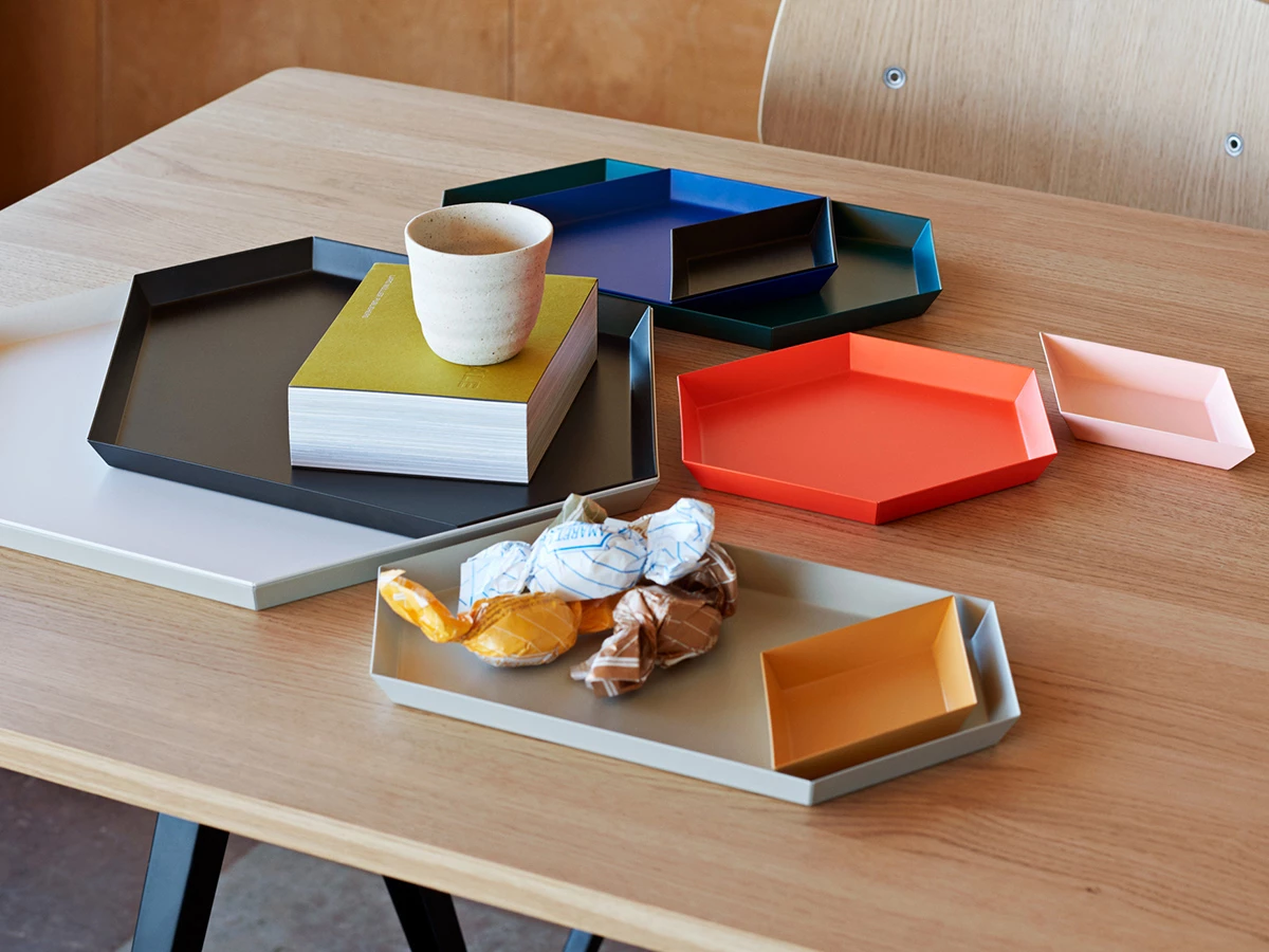 Buy π HAY Small Royal Blue Kaleido Hexagon Tray π― 4 HAY Small Royal Blue Kaleido Hexagon Tray