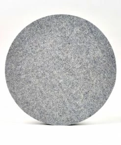 HAY Set of 4 Light Grey Felt Placemats