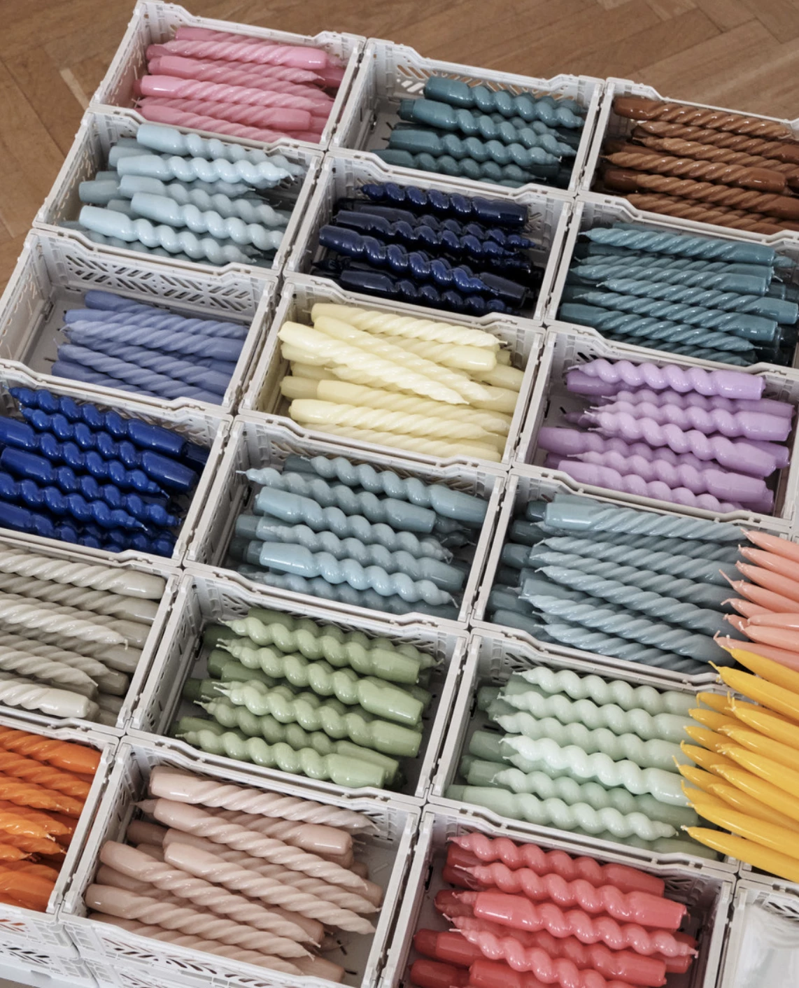 Top 10 ๐ HAY Set of 6 Twisted Candles Grey Beige Citrus Peach ๐ 5 HAY Set of 6 Twisted Candles Grey Beige Citrus Peach