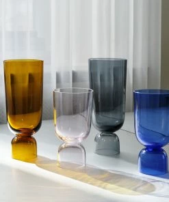 HAY Large Navy Bottoms Up Vase