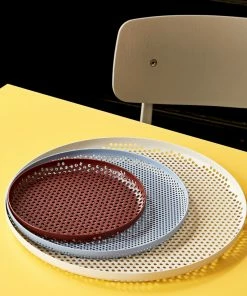 HAY Perforated Tray M Light Blue