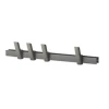 HAY Gray Aluminum and Oak 5 Hooks Beam Coat Rack