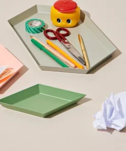 HAY Small Olive Green Kaleido Tray